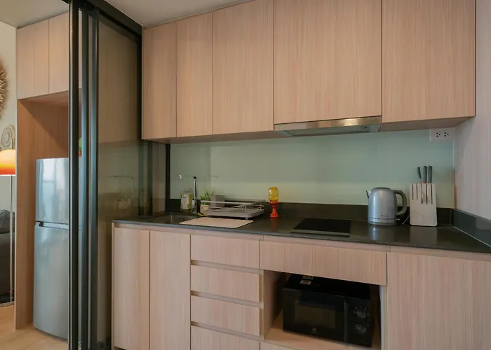 Rama 9 - Private Duplex - Fully Equipped - Sky Pool - Gym - 24hrs Mart