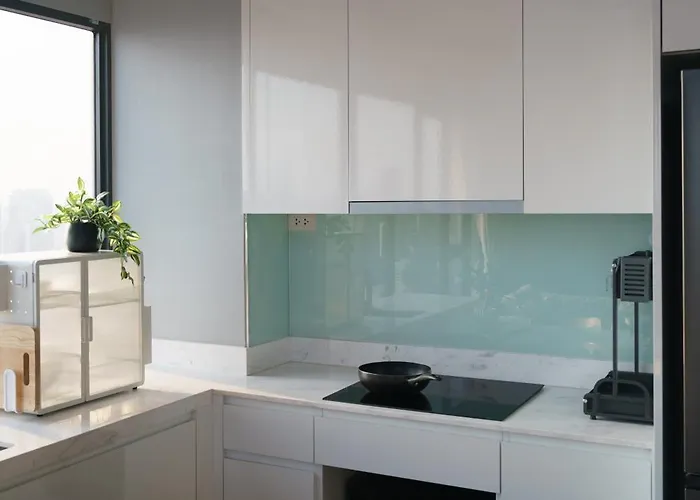 Rama 9 - Private Duplex - Fully Equipped - Sky Pool - Gym - 24hrs Mart *